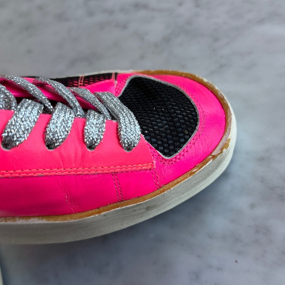 Golden Goose Stardan Hot Pink and Leopard Fur Heel - Picture 9 of 12